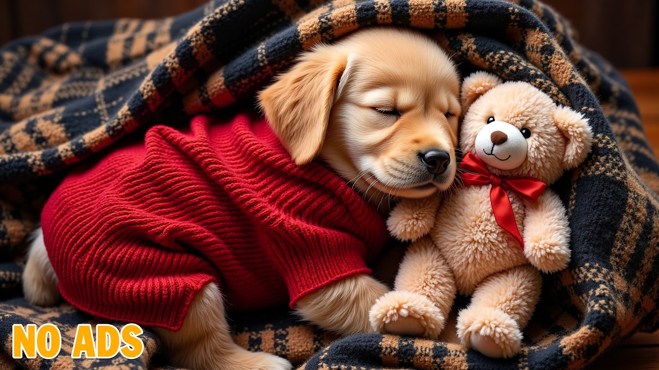 24 Hours of Relaxing Music 🐶🎅 Deep Sleep Puppy Calm Music 💖Dog Separation Anxiety Music 💤 No Ads