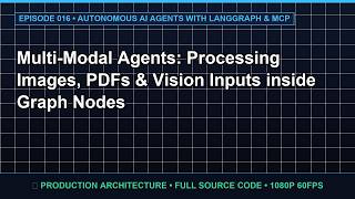 Multi-Modal Agents: Processing Images, PDFs & Vision Inputs inside Graph Nodes (Production Deep Dive