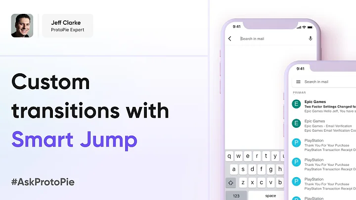 ProtoPie Tutorial | Custom Transitions Using Smart Jump #AskProtoPie