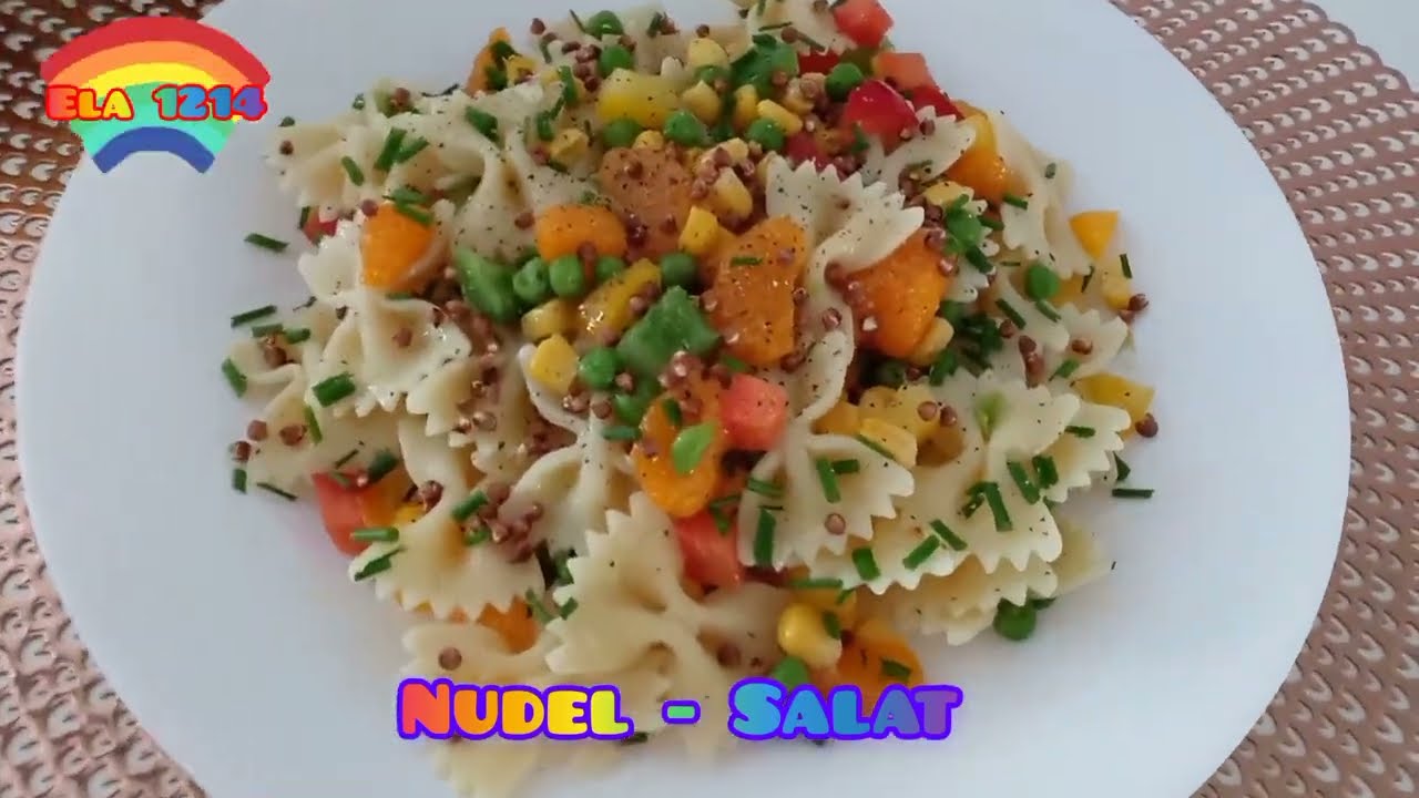 Der beste &amp; leckerste Nudelsalat / Ela 1214 - YouTube