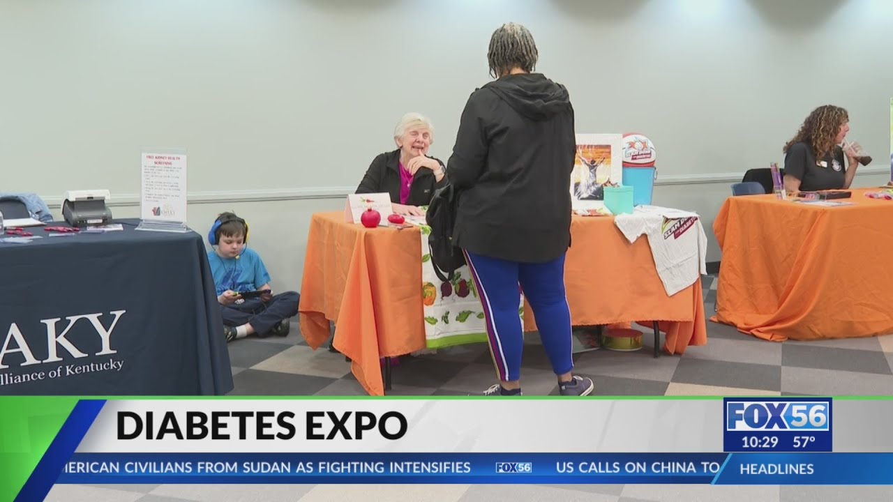 Lexington holds 1st free diabetes expo YouTube