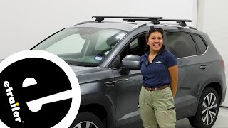 etrailer | Installing the Thule WingBar Evo Roof Rack on a 2024 Volkswagen Taos
