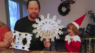 SNOWFLAKE CHALLENGE WITH AN ELF- a parents guide to the elf on the shelf by That Dad Blog 4,111,510 views 5 years ago 55 seconds