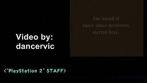 credits - "DDR EXTREME" (PS2 JAPAN)