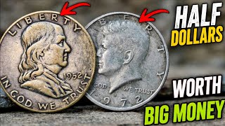 Top 4 Ultra Rare Franklin & Kennedy Half Dollar Coins Worth Big Money, Half Dollar Coins to Look For