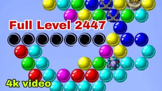 Bubble Shooter Game Video:- Full Level 2447 | Bubble Shooter Original Game (4k)  screenshot 1