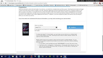 How To Unlock The Bootloader of any Sony Xperia Device
