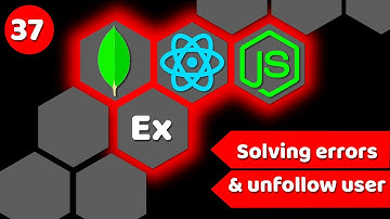 #37 Solving issues & unfollow user | MERN stack tutorial | Instagram clone