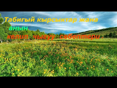 География 6-класс(Табигый кырсыктар жана анын келип чыгуу себептери.)