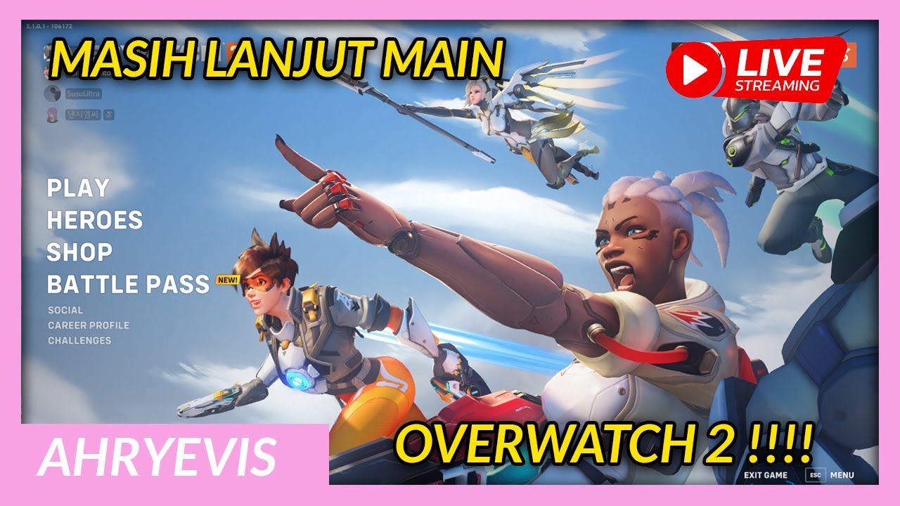 LANJUT MAIN OW2 !!!!| OVERWATCH 2 STREAM INDONESIA - YouTube