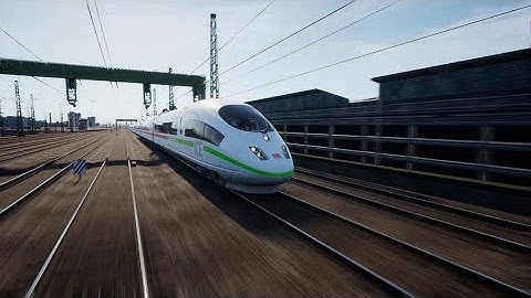 TSW2 Timelapse of driving the Hauptstrecke Munchen-Augsburg DB BR 403 ICE 3 From Munich to Augsburg