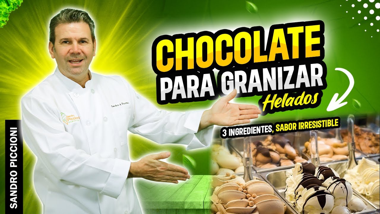 Chocolate para granizar tus helados artesanales, Sandro Piccioni Coaching