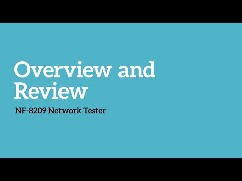 KOLSOL NF-8209 Network Tester Overview and Review