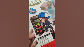 Arcade Toy Unboxing - Retro Tetris Game. We love it. #Arcadetoy #tetris #retrogames #videogames