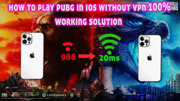 How To Play Pubg Without Vpn IOS | 100% working trick |  Warp VPN not working in ios  pubg1.4 update
