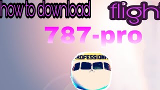 How to download flight 787-pro screenshot 4