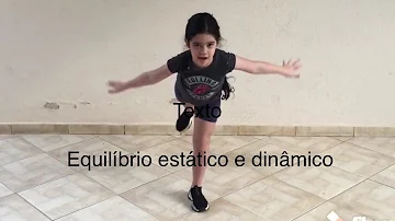 Como é dividida a capacidade física equilíbrio?