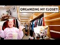 organize my NEW CLOSET with me!!! + the BEST STARBUCKS COFFEE + NEW frame doesn’t look right...