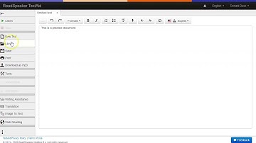 ReadSpeaker TextAid - The Save Tool