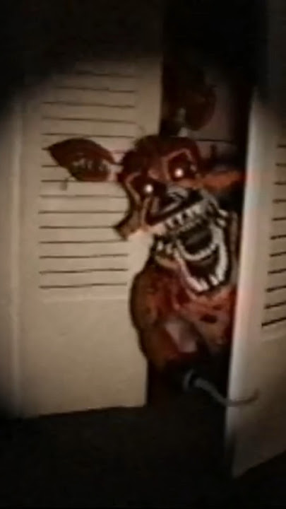 Beware of The Nightmares in Your Closet 🦊🚪 #fnaf #creepy #vhs