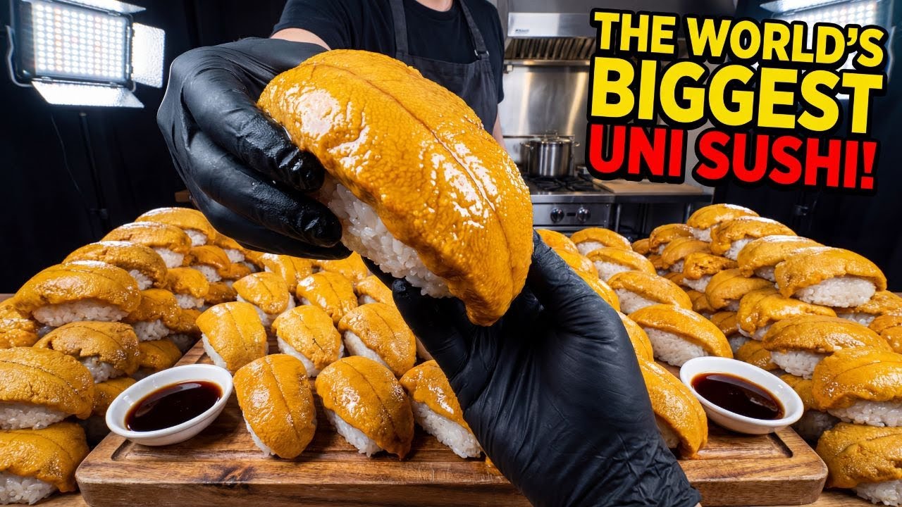 I Spent 10 Hours Making Premium Uni Sushi in a Small Kitchen — Here’s What Happened