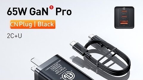 Mở hộp Sạc Nhanh Baseus GaN5 Pro Quick Charger 65W