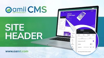 Oamii CMS - Site Header