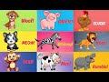Farm &amp; Zoo Animal Sounds Song for Kids | Fun Animal Noises &amp; Nursery Rhymes | Kids Tube