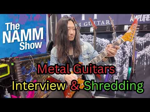 Namm Show 2026 Modern Metal Guitars Full Details ＆ Shredding!