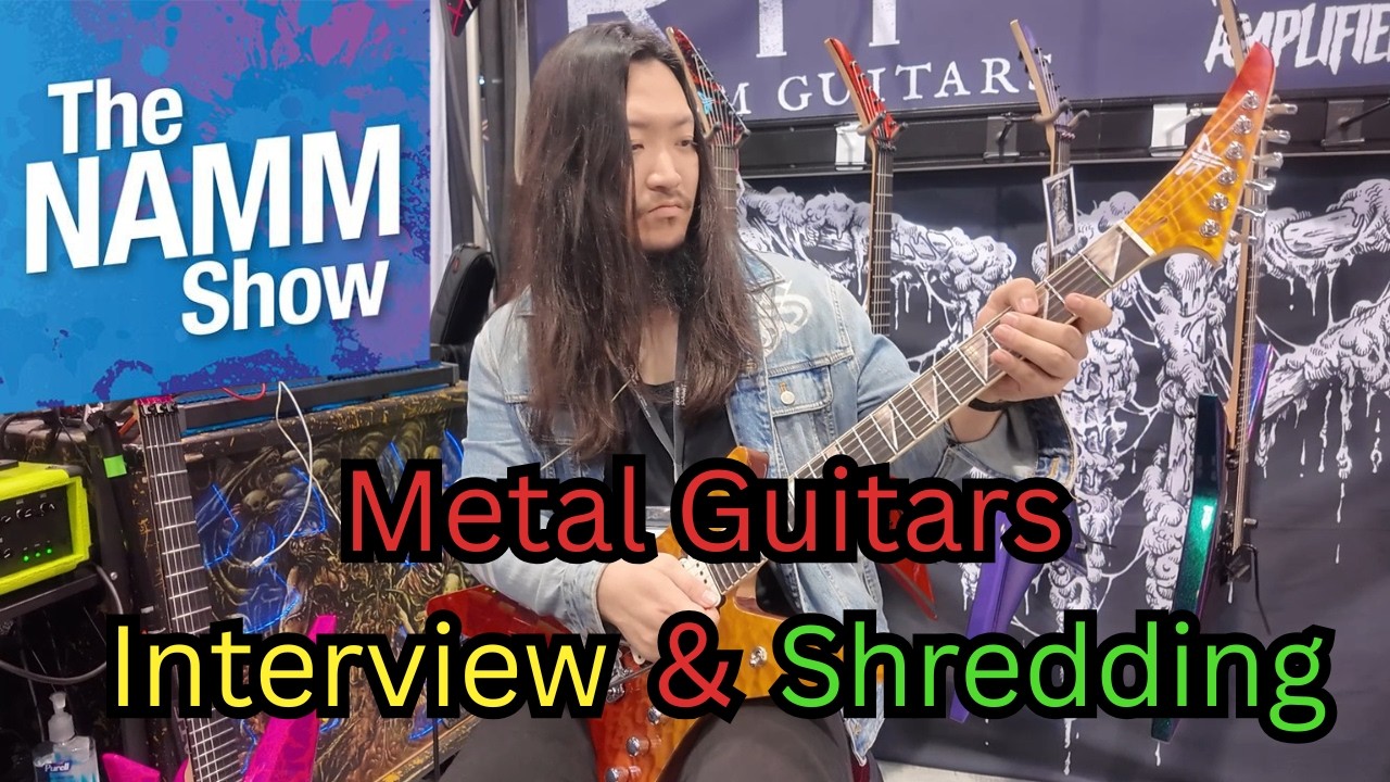 Namm Show 2026 Modern Metal Guitars Full Details ＆ Shredding!