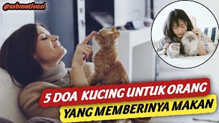 5 DOA SEEKOR KUCING UNTUK ORANG YANG MEMBERINYA MAKAN  !!!