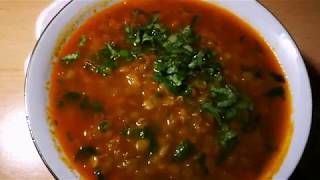 Asand Və Xeyirli, Yaşıl Merci Şorbası. Суп Из Чечевицы, Очень Вкусный .