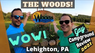 Over 1,000 People Each Weekend?!?! The Woods Resort Gay Campground Review '21 - Lehighton, PA