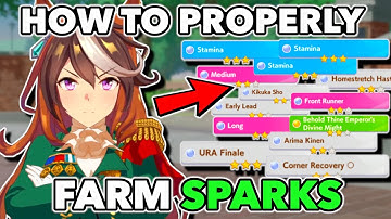 HOW TO MAKE THE BEST LEGACY PARENTS BY FARMING SPARKS PROPERLY - Uma Musume