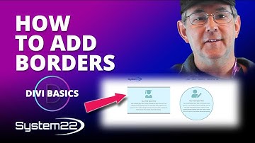 How To Use Borders With The Divi Theme 👈👍👈👍