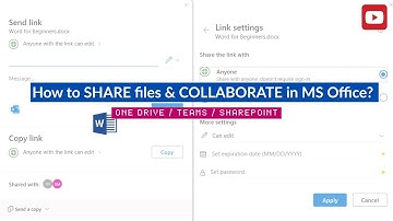 How to Collaborate in MS Office | Share Files and Grant Edit Permission
