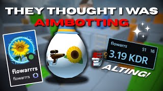 ALTING in a Competitive 5v5 Got Me Accused of Aimbotting?! | Shell Shockers