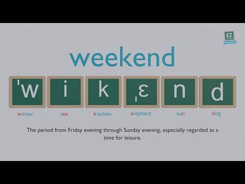 How to pronounce weekend ? - YouTube