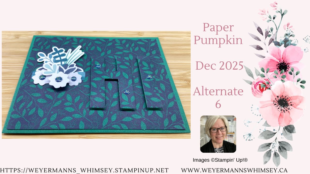 Paper Pumpkin, декабрь 2025 г., альтернатива 6, акварельный цвет, Stampin' Up!