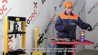 Τοποθέτησης Αμορτισέρ ρυθμιζόμενα HONDA CR-V I (RD): δωρεάν βίντεο