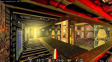 Quake 1 HD in 2013 (DarkPlaces Epsilon Ultra) - E1M1 100% Walkthrough (with all secrets)