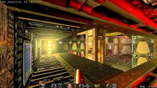 Quake 1 HD in 2013 (DarkPlaces Epsilon Ultra) - E1M1 100% Walkthrough (with all secrets)