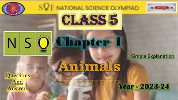 STD-5th#NSO# class 5 #chapter 1#Animals#2022-23#mtg#SOF#olympiad#Science olymiad#question#Q&A