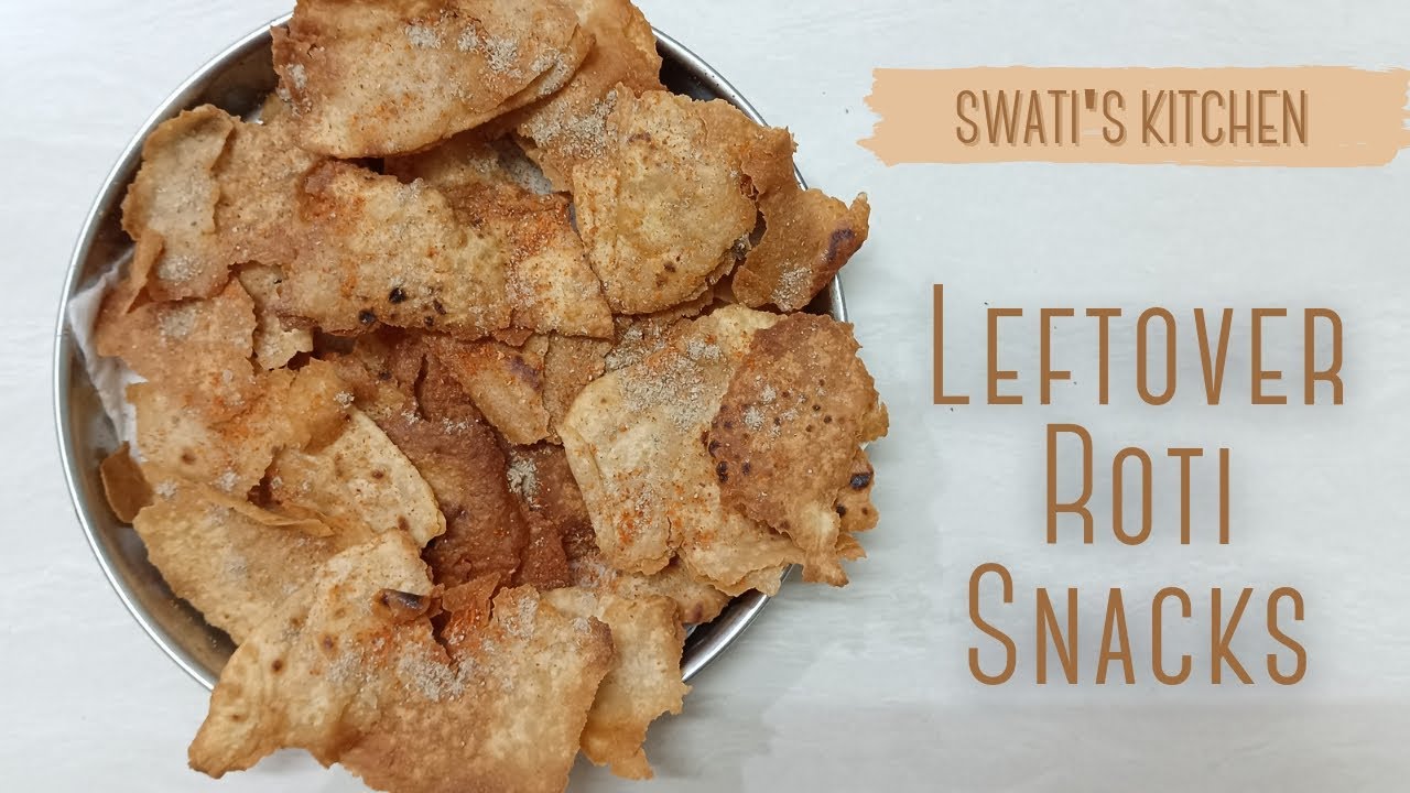 Leftover Roti Snacks Leftover Roti Snack | Snacks Recipe | उरलेल्या पोळ्यांची सोपी रेसीपी ...