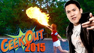FIREBENDING w/ DANTE BASCO (voice of PRINCE ZUKO) GEEK OUT 2015