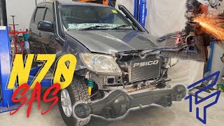 Favro Performance SAS (Solid Axle Swap) an N70 Toyota Hilux w/ 12' KING Coilovers