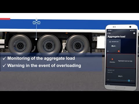 Check the unit load or brake condition quickly and easily via TrailerConnect® beSmart app