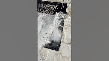 Oddly Satisfying Relaxing Soapy Rug Scrape #shorts #asmr