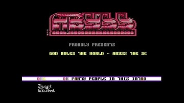 Commodore 64 demo: Abyss - New Intro (1990)