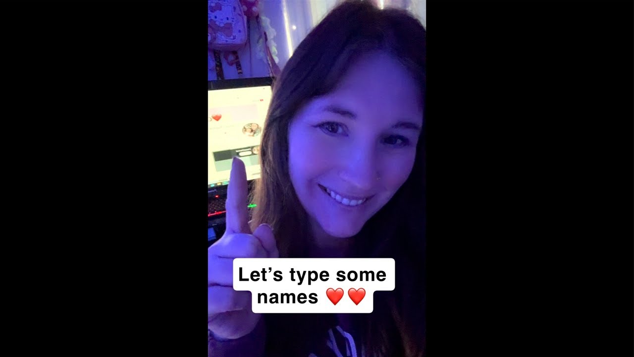 Typing names ️🖥️💻🖥️ ️ ️#fun #youtube #viral #subscribe #support - YouTube